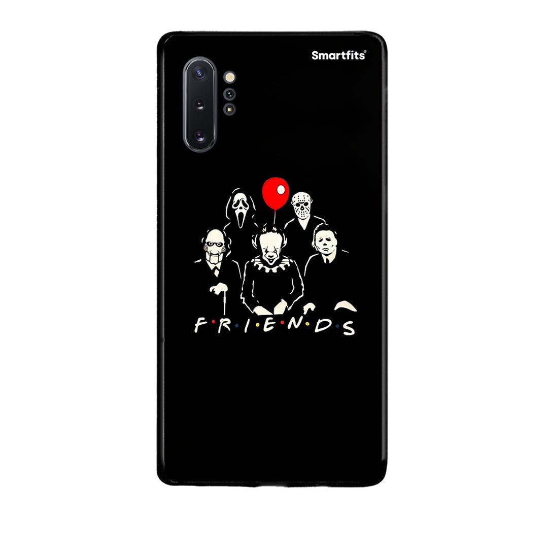 Samsung Note 10+ Halloween Friends Θήκη από τη Smartfits με σχέδιο στο πίσω μέρος και μαύρο περίβλημα | Smartphone case with colorful back and black bezels by Smartfits