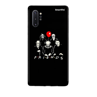 Samsung Note 10+ Halloween Friends Θήκη από τη Smartfits με σχέδιο στο πίσω μέρος και μαύρο περίβλημα | Smartphone case with colorful back and black bezels by Smartfits