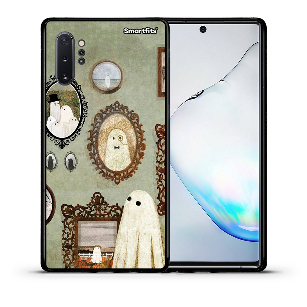 Θήκη Samsung Note 10+ Halloween Ghost Season από τη Smartfits με σχέδιο στο πίσω μέρος και μαύρο περίβλημα | Samsung Note 10+ Halloween Ghost Season case with colorful back and black bezels
