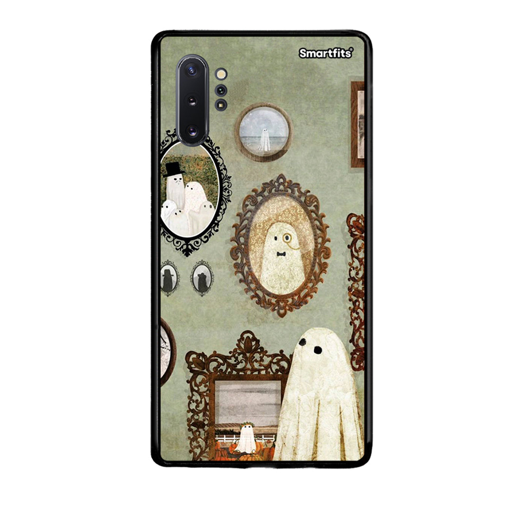 Samsung Note 10+ Halloween Ghost Season Θήκη από τη Smartfits με σχέδιο στο πίσω μέρος και μαύρο περίβλημα | Smartphone case with colorful back and black bezels by Smartfits
