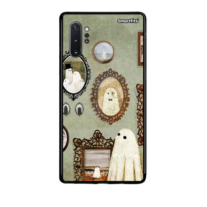 Samsung Note 10+ Halloween Ghost Season Θήκη από τη Smartfits με σχέδιο στο πίσω μέρος και μαύρο περίβλημα | Smartphone case with colorful back and black bezels by Smartfits