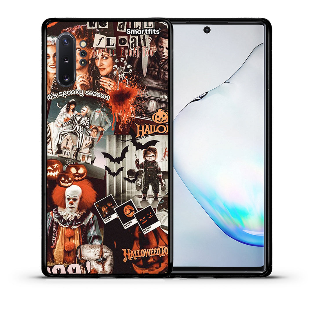 Θήκη Samsung Note 10+ Halloween Spooky Season από τη Smartfits με σχέδιο στο πίσω μέρος και μαύρο περίβλημα | Samsung Note 10+ Halloween Spooky Season case with colorful back and black bezels
