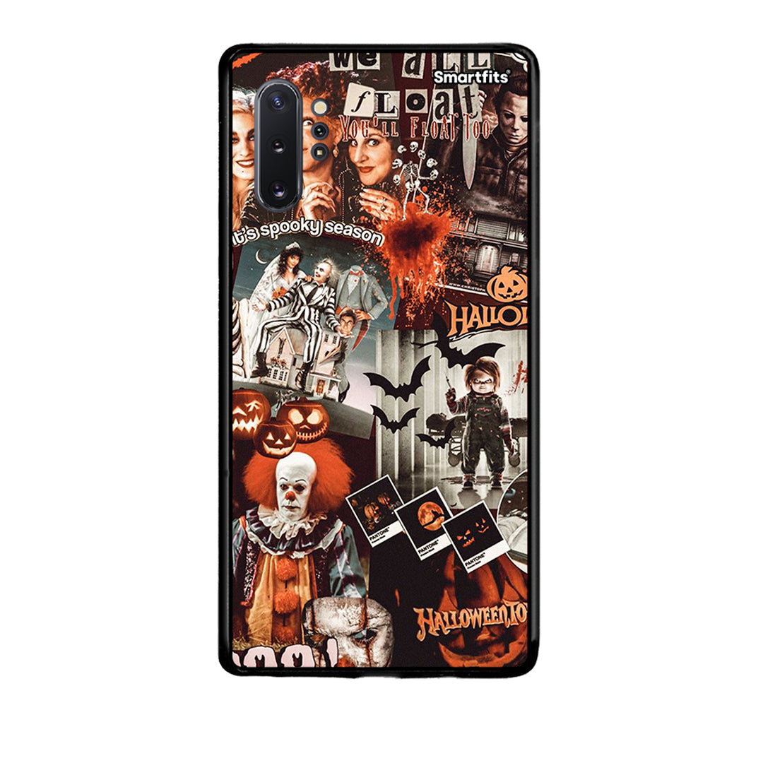 Samsung Note 10+ Halloween Spooky Season Θήκη από τη Smartfits με σχέδιο στο πίσω μέρος και μαύρο περίβλημα | Smartphone case with colorful back and black bezels by Smartfits