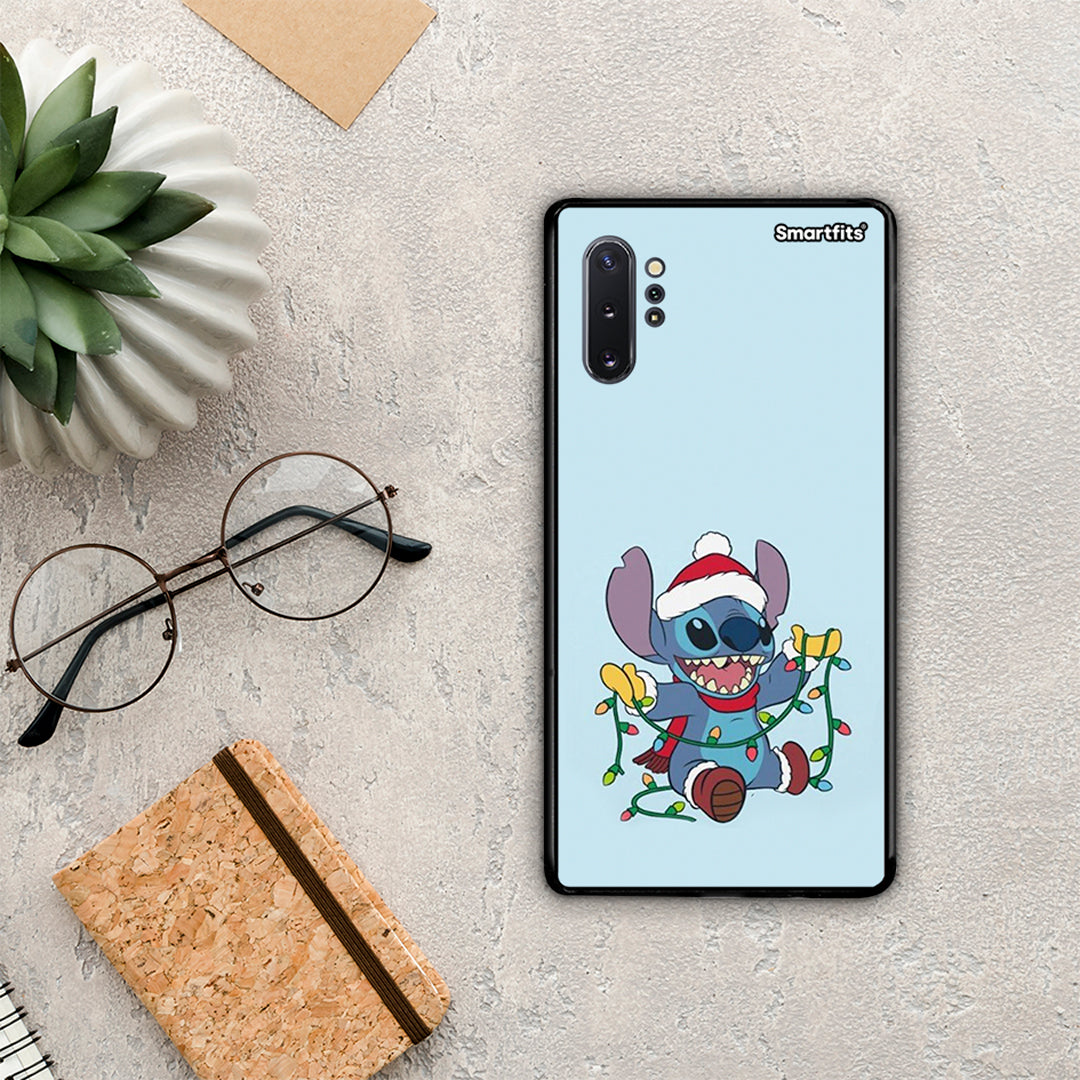 Santa Stich - Samsung Galaxy Note 10+ θήκη