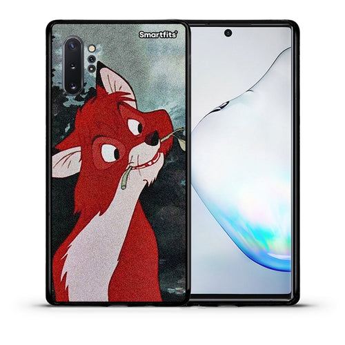 Θήκη Samsung Note 10+ Tod And Vixey Love 1 από τη Smartfits με σχέδιο στο πίσω μέρος και μαύρο περίβλημα | Samsung Note 10+ Tod And Vixey Love 1 case with colorful back and black bezels