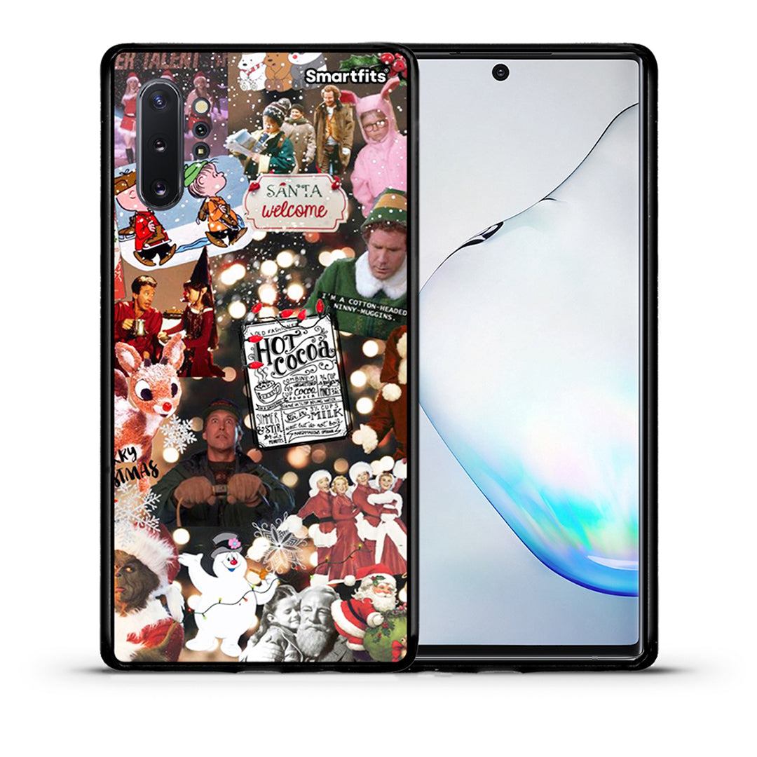 Θήκη Samsung Note 10+ Xmas Movies από τη Smartfits με σχέδιο στο πίσω μέρος και μαύρο περίβλημα | Samsung Note 10+ Xmas Movies case with colorful back and black bezels