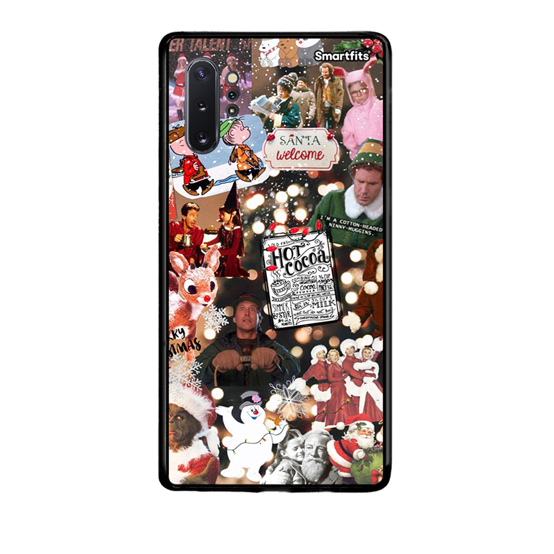 Samsung Note 10+ Xmas Movies θήκη από τη Smartfits με σχέδιο στο πίσω μέρος και μαύρο περίβλημα | Smartphone case with colorful back and black bezels by Smartfits