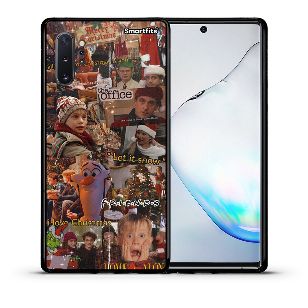 Θήκη Samsung Note 10+ Xmas Wishes από τη Smartfits με σχέδιο στο πίσω μέρος και μαύρο περίβλημα | Samsung Note 10+ Xmas Wishes case with colorful back and black bezels