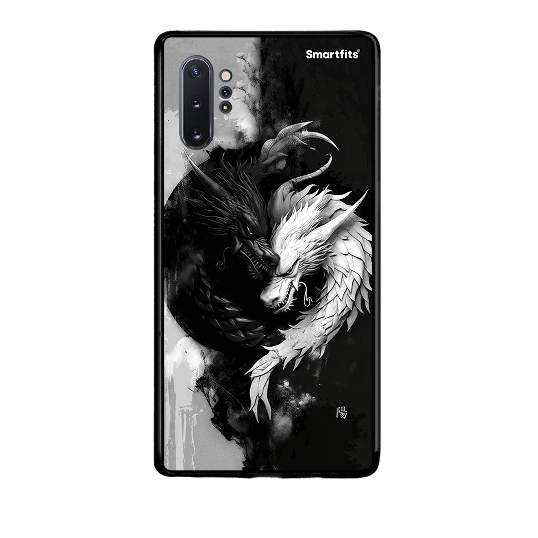 Samsung Note 10+ Yin Yang Θήκη από τη Smartfits με σχέδιο στο πίσω μέρος και μαύρο περίβλημα | Smartphone case with colorful back and black bezels by Smartfits