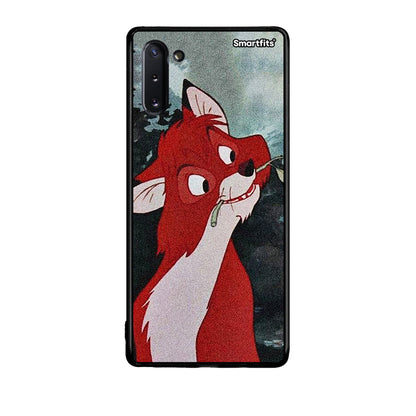 Samsung Note 10 Tod And Vixey Love 1 θήκη από τη Smartfits με σχέδιο στο πίσω μέρος και μαύρο περίβλημα | Smartphone case with colorful back and black bezels by Smartfits