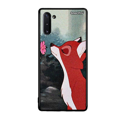 Samsung Note 10 Tod And Vixey Love 2 θήκη από τη Smartfits με σχέδιο στο πίσω μέρος και μαύρο περίβλημα | Smartphone case with colorful back and black bezels by Smartfits