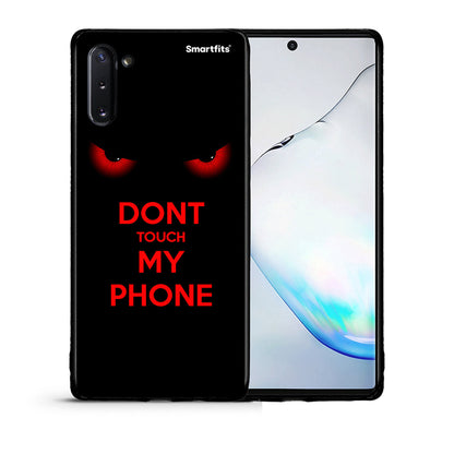 Θήκη Samsung Note 10 Touch My Phone από τη Smartfits με σχέδιο στο πίσω μέρος και μαύρο περίβλημα | Samsung Note 10 Touch My Phone case with colorful back and black bezels