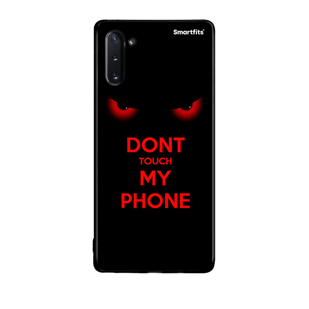 Samsung Note 10 Touch My Phone Θήκη από τη Smartfits με σχέδιο στο πίσω μέρος και μαύρο περίβλημα | Smartphone case with colorful back and black bezels by Smartfits