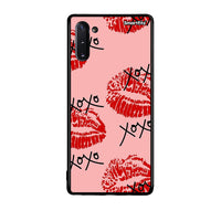 Thumbnail for Samsung Note 10 XOXO Lips θήκη από τη Smartfits με σχέδιο στο πίσω μέρος και μαύρο περίβλημα | Smartphone case with colorful back and black bezels by Smartfits