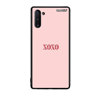 Thumbnail for Samsung Note 10 XOXO Love θήκη από τη Smartfits με σχέδιο στο πίσω μέρος και μαύρο περίβλημα | Smartphone case with colorful back and black bezels by Smartfits