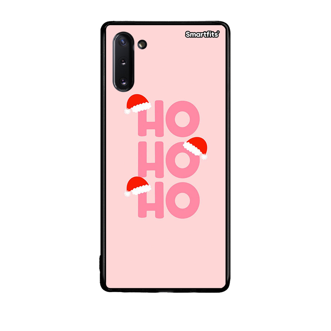 Samsung Note 10 Xmas Ho Ho Ho θήκη από τη Smartfits με σχέδιο στο πίσω μέρος και μαύρο περίβλημα | Smartphone case with colorful back and black bezels by Smartfits