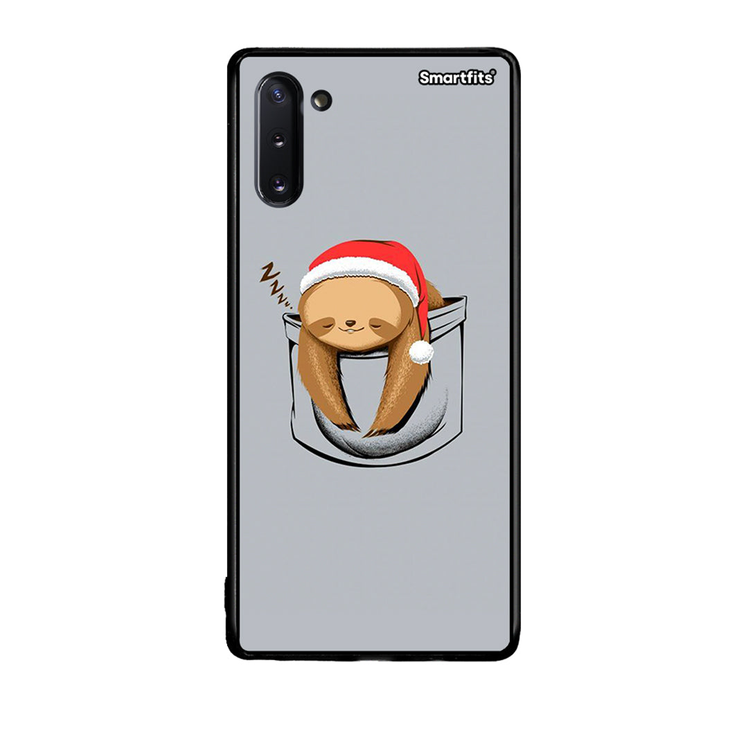 Samsung Note 10 Xmas Zzzz θήκη από τη Smartfits με σχέδιο στο πίσω μέρος και μαύρο περίβλημα | Smartphone case with colorful back and black bezels by Smartfits