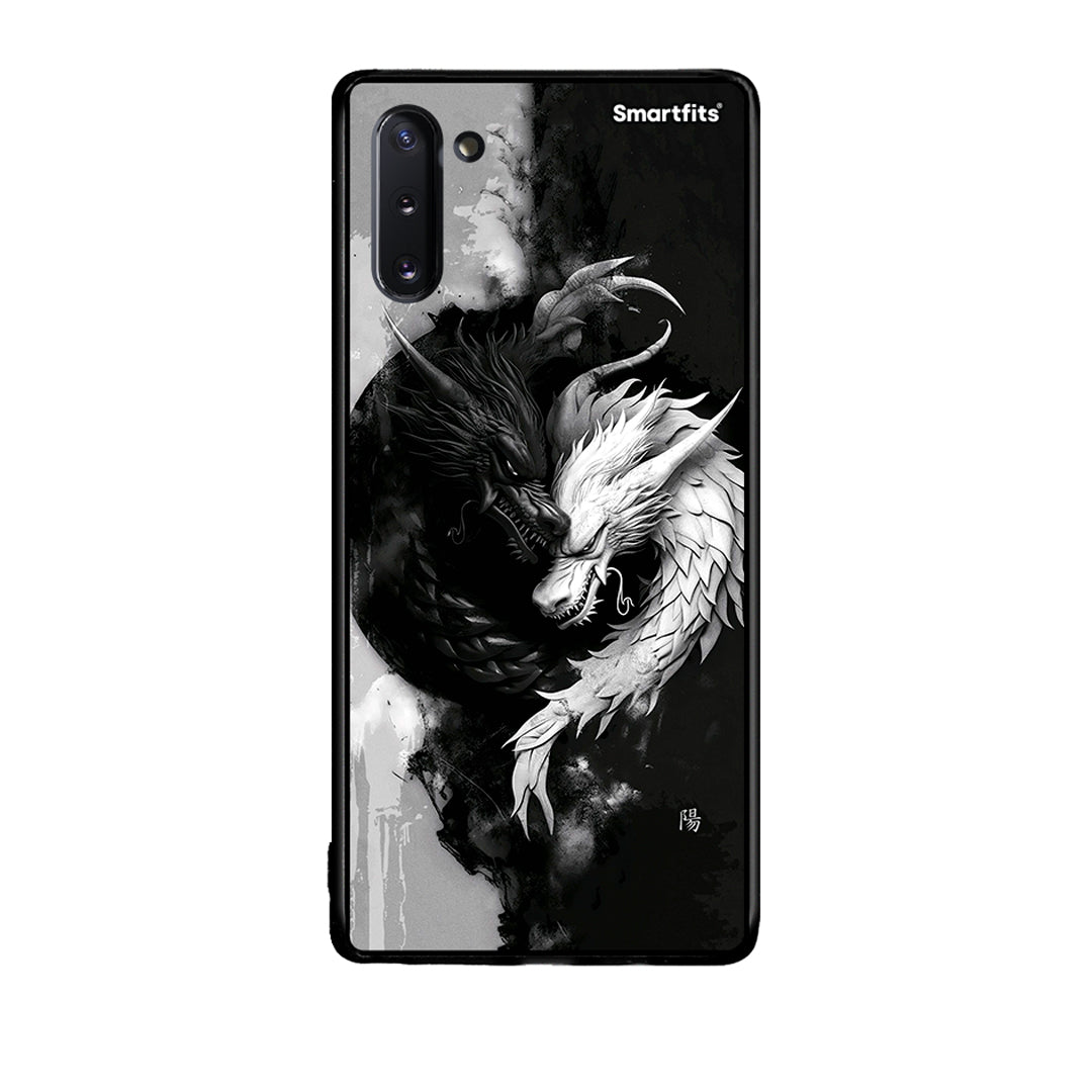 Samsung Note 10 Yin Yang Θήκη από τη Smartfits με σχέδιο στο πίσω μέρος και μαύρο περίβλημα | Smartphone case with colorful back and black bezels by Smartfits