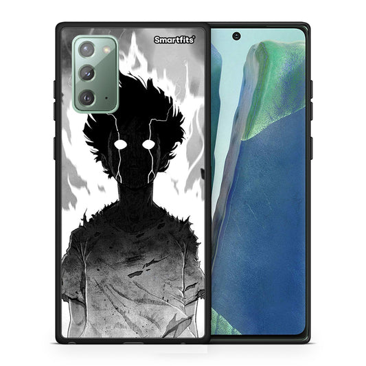 Θήκη Samsung Note 20 Anime Boy από τη Smartfits με σχέδιο στο πίσω μέρος και μαύρο περίβλημα | Samsung Note 20 Anime Boy case with colorful back and black bezels