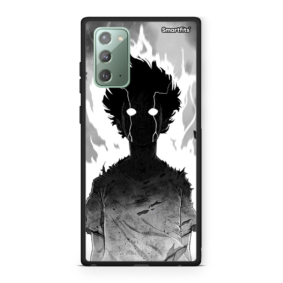 Samsung Note 20 Anime Boy Θήκη από τη Smartfits με σχέδιο στο πίσω μέρος και μαύρο περίβλημα | Smartphone case with colorful back and black bezels by Smartfits