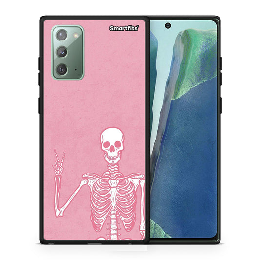 Θήκη Samsung Note 20 Halloween Motivation από τη Smartfits με σχέδιο στο πίσω μέρος και μαύρο περίβλημα | Samsung Note 20 Halloween Motivation case with colorful back and black bezels