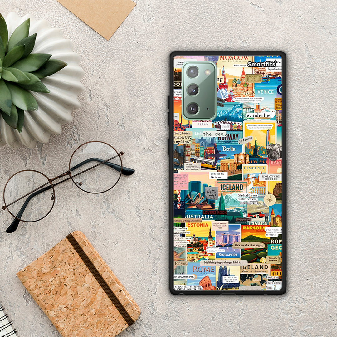 Live To Travel - Samsung Galaxy Note 20 θήκη