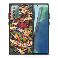 Thumbnail for Θήκη Samsung Note 20 Ninja Turtles από τη Smartfits με σχέδιο στο πίσω μέρος και μαύρο περίβλημα | Samsung Note 20 Ninja Turtles case with colorful back and black bezels