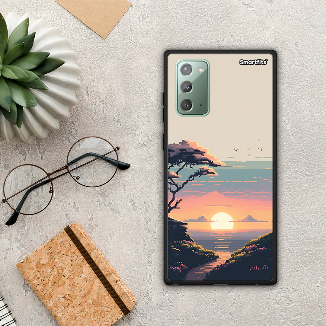 Pixel Sunset - Samsung Galaxy Note 20 θήκη