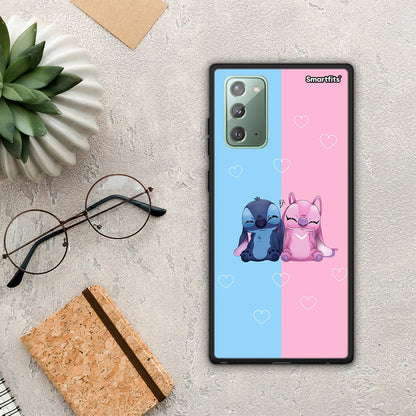 Stitch And Angel - Samsung Galaxy Note 20 θήκη