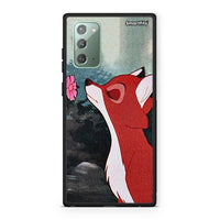 Thumbnail for Samsung Note 20 Tod And Vixey Love 2 θήκη από τη Smartfits με σχέδιο στο πίσω μέρος και μαύρο περίβλημα | Smartphone case with colorful back and black bezels by Smartfits