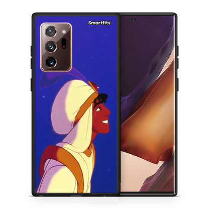 Θήκη Samsung Note 20 Ultra Alladin And Jasmine Love 1 από τη Smartfits με σχέδιο στο πίσω μέρος και μαύρο περίβλημα | Samsung Note 20 Ultra Alladin And Jasmine Love 1 case with colorful back and black bezels
