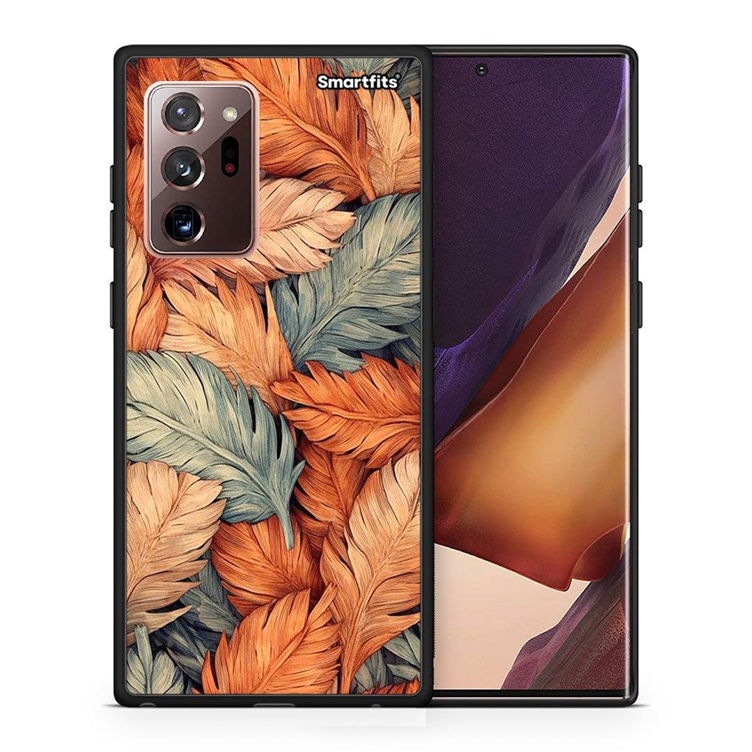 Θήκη Samsung Note 20 Ultra Autumn Leaves από τη Smartfits με σχέδιο στο πίσω μέρος και μαύρο περίβλημα | Samsung Note 20 Ultra Autumn Leaves case with colorful back and black bezels