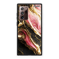 Thumbnail for Samsung Note 20 Ultra Glamorous Pink Marble θήκη από τη Smartfits με σχέδιο στο πίσω μέρος και μαύρο περίβλημα | Smartphone case with colorful back and black bezels by Smartfits
