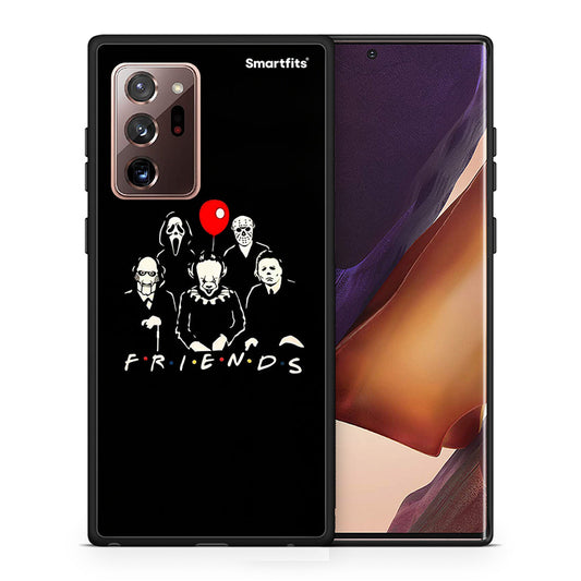 Θήκη Samsung Note 20 Ultra Halloween Friends από τη Smartfits με σχέδιο στο πίσω μέρος και μαύρο περίβλημα | Samsung Note 20 Ultra Halloween Friends case with colorful back and black bezels