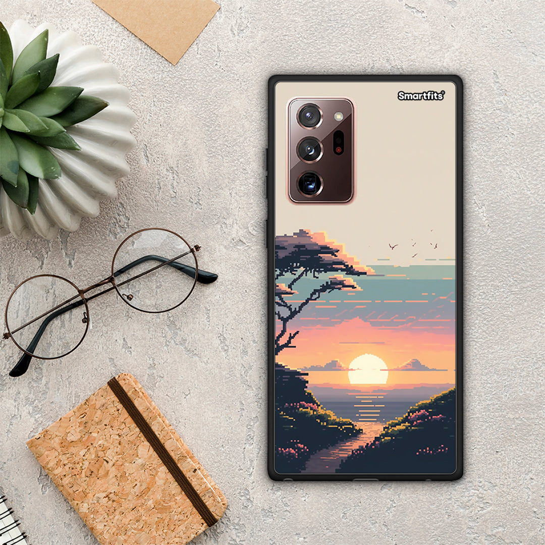 Pixel Sunset - Samsung Galaxy Note 20 Ultra θήκη