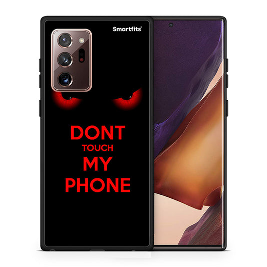Θήκη Samsung Note 20 Ultra Touch My Phone από τη Smartfits με σχέδιο στο πίσω μέρος και μαύρο περίβλημα | Samsung Note 20 Ultra Touch My Phone case with colorful back and black bezels
