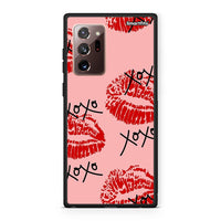 Thumbnail for Samsung Note 20 Ultra XOXO Lips θήκη από τη Smartfits με σχέδιο στο πίσω μέρος και μαύρο περίβλημα | Smartphone case with colorful back and black bezels by Smartfits