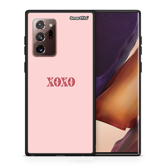 Θήκη Samsung Note 20 Ultra XOXO Love από τη Smartfits με σχέδιο στο πίσω μέρος και μαύρο περίβλημα | Samsung Note 20 Ultra XOXO Love case with colorful back and black bezels