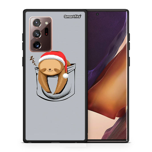Θήκη Samsung Note 20 Ultra Xmas Zzzz από τη Smartfits με σχέδιο στο πίσω μέρος και μαύρο περίβλημα | Samsung Note 20 Ultra Xmas Zzzz case with colorful back and black bezels