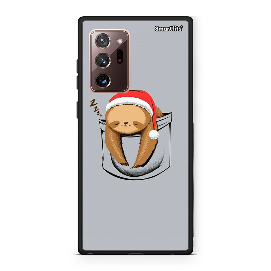 Samsung Note 20 Ultra Xmas Zzzz θήκη από τη Smartfits με σχέδιο στο πίσω μέρος και μαύρο περίβλημα | Smartphone case with colorful back and black bezels by Smartfits