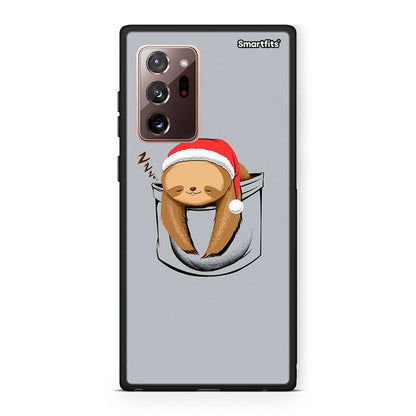 Samsung Note 20 Ultra Xmas Zzzz θήκη από τη Smartfits με σχέδιο στο πίσω μέρος και μαύρο περίβλημα | Smartphone case with colorful back and black bezels by Smartfits