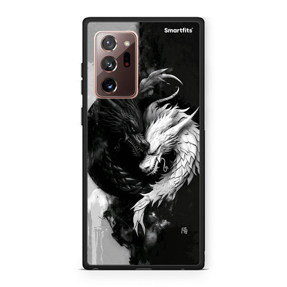 Samsung Note 20 Ultra Yin Yang Θήκη από τη Smartfits με σχέδιο στο πίσω μέρος και μαύρο περίβλημα | Smartphone case with colorful back and black bezels by Smartfits