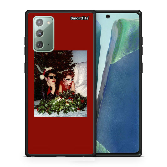 Θήκη Samsung Note 20 Waiting For Xmas από τη Smartfits με σχέδιο στο πίσω μέρος και μαύρο περίβλημα | Samsung Note 20 Waiting For Xmas case with colorful back and black bezels