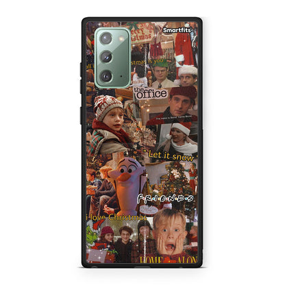 Samsung Note 20 Xmas Wishes θήκη από τη Smartfits με σχέδιο στο πίσω μέρος και μαύρο περίβλημα | Smartphone case with colorful back and black bezels by Smartfits