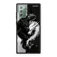 Thumbnail for Samsung Note 20 Yin Yang Θήκη από τη Smartfits με σχέδιο στο πίσω μέρος και μαύρο περίβλημα | Smartphone case with colorful back and black bezels by Smartfits