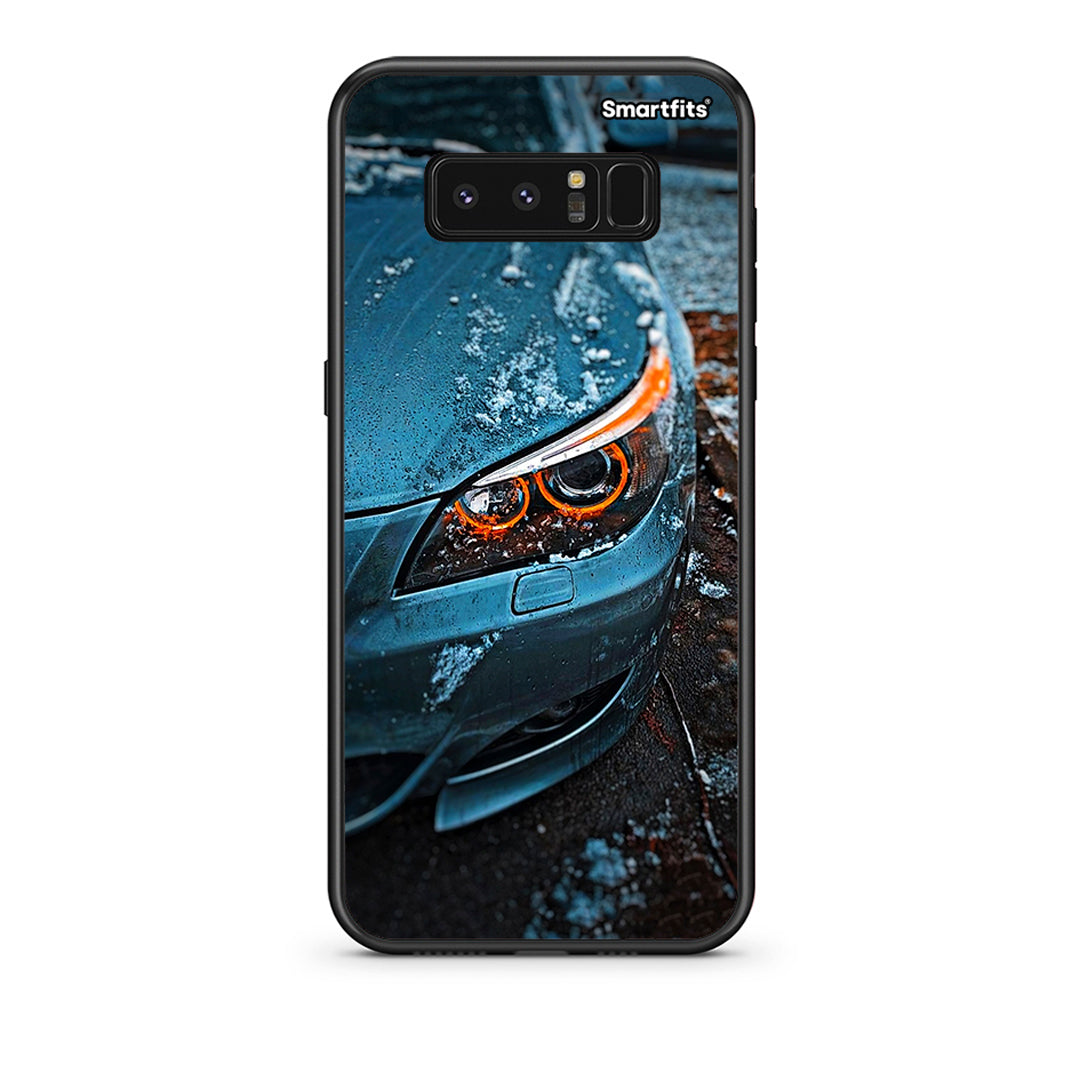 samsung note 8 Bmw E60 Θήκη από τη Smartfits με σχέδιο στο πίσω μέρος και μαύρο περίβλημα | Smartphone case with colorful back and black bezels by Smartfits