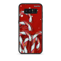 Thumbnail for samsung note 8 Candy Cane θήκη από τη Smartfits με σχέδιο στο πίσω μέρος και μαύρο περίβλημα | Smartphone case with colorful back and black bezels by Smartfits