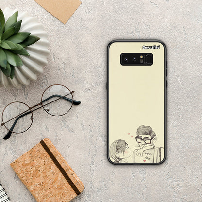 Carl And Ellie - Samsung Galaxy Note 8 θήκη