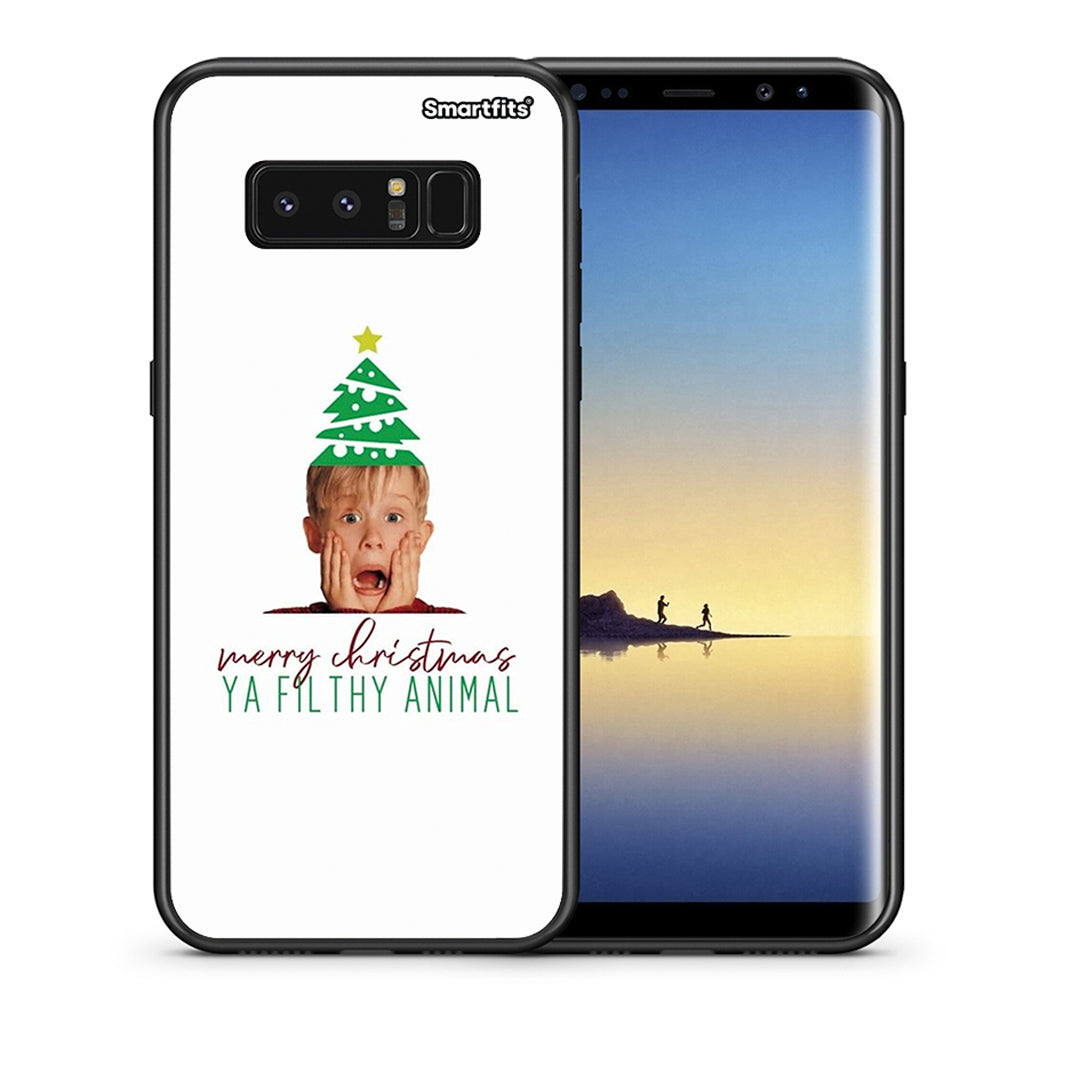 Θήκη Samsung Note 8 Filthy Animal από τη Smartfits με σχέδιο στο πίσω μέρος και μαύρο περίβλημα | Samsung Note 8 Filthy Animal case with colorful back and black bezels