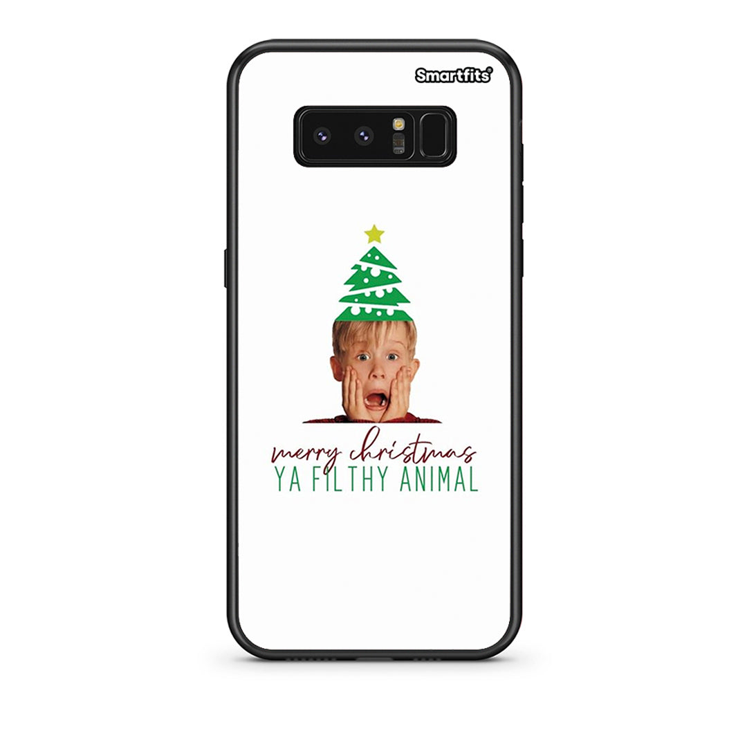 samsung note 8 Filthy Animal θήκη από τη Smartfits με σχέδιο στο πίσω μέρος και μαύρο περίβλημα | Smartphone case with colorful back and black bezels by Smartfits